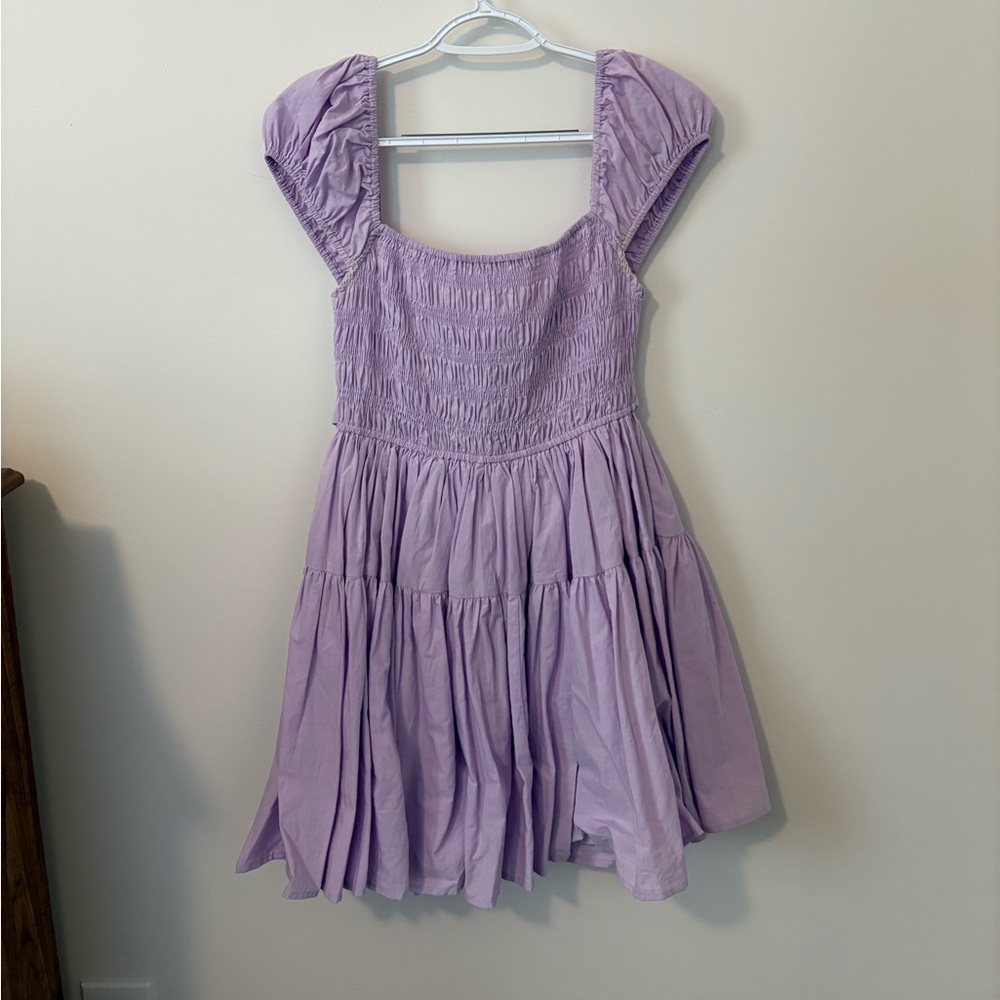 Lavender Babydoll Dress